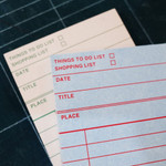 Vintage Design - Usage example - Universal Condition Color list To Do Shopping Checklist Notepad
