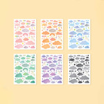 comes with sticker sheet - Second Mansion Poetry Square Undated Weekly Diary Planner 