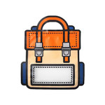 2Young Colorful School Backpack Handle Zipper Bag Set