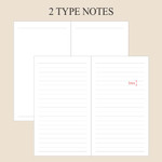 Free notes - 2026 Official Slim Dated Monthly Planner Scheduler