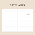 Lined Note - Indigo 2026 Official A5 Dated Weekly Planner Scheduler