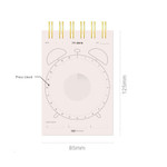 Size - Plepic Press Lined Alarm Watch Timetable Notepad