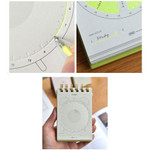 Detail of Plepic Press Lined Alarm Watch Timetable Notepad