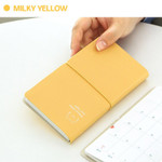 Milky Yellow - Indigo 2026 The Temperature Of The Day Slim Dated Weekly Diary Milky Yellow - Indigo 2026 The Temperature Of The Day Slim Dated Weekly Diary