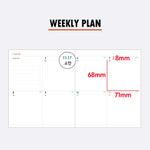 Weekly plan - Indigo 2026 Lunar Dated Weekly Diary