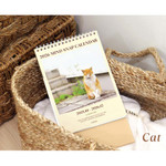 Cat - Indigo 2026 Mind Snap A5 Desk Calendar