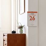 Indigo 2026 Lunar Colorful Retro A4 Wall Calendar Indigo 2026 Lunar Colorful Retro A4 Wall Calendar