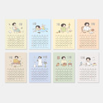 Calendar pages - Indigo 2025 Daily Life A4 Wall Calendar