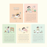 Calendar pages - Indigo 2026 Daily Life A4 Wall Calendar