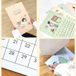 Detail of Indigo 2026 Daily Life A4 Wall Calendar