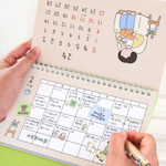 Doubled-sided calendar - Indigo 2026 Daily Life Desk Calendar