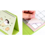 Standing calendar & 180gsm paper - Indigo 2026 Daily Life Desk Calendar