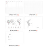 Planner pages - Iconic 2025 Simple Medium Dated Weekly Planner