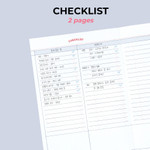 Checklist - Iconic 2026 Record On A5 Dated Weekly Diary Planner Checklist - Iconic 2026 Record On A5 Dated Weekly Diary Planner