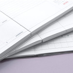 Opens flat - Iconic 2026 Record On A5 Dated Weekly Diary Planner Opens flat - Iconic 2026 Record On A5 Dated Weekly Diary Planner