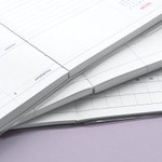 Opens flat - Iconic 2026 Record On B6 Dated Weekly Diary Planner Opens flat - Iconic 2026 Record On B6 Dated Weekly Diary Planner