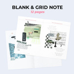 Blank & Grid Note - Iconic 2026 Record On B6 Dated Weekly Diary Planner Blank & Grid Note - Iconic 2026 Record On B6 Dated Weekly Diary Planner