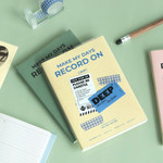 PVC cover - Iconic 2026 Record On B6 Dated Weekly Diary Planner PVC cover - Iconic 2026 Record On B6 Dated Weekly Diary Planner