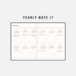 Yearly Note - Antenna Shop 2026 Table Talk A4 Dated Weekly Planner
