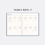 Yearly Note - Antenna Shop 2026 Table Talk A5 Dated Weekly Planner
