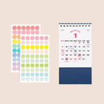 Comes with stickers - Antenna Shop 2025 Daily Habits Small Desk Calendar