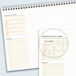 Monthly Note - Iconic 2026 Flow A4 Dated Monthly Desk Planner