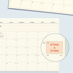 Monthly Plan - Iconic 2026 Flow A4 Dated Monthly Desk Planner