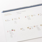 Yearly Plan - Byfulldesign 2026 Second A4 Wide Dated Weekly Planner