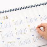 PP cover with 2026 Yearly Calendar - Byfulldesign 2026 Second A4 Wide Dated Monthly Planner