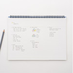 Lined Note - Byfulldesign 2026 Second A4 Wide Dated Monthly Planner