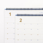 Wire Binding - Byfulldesign 2026 Second A4 Wide Dated Monthly Planner