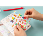 2 Sticker Sheets Included - Dailylike 2026 Jelly Bear Dated Weekly Diary 2 Sticker Sheets Included - Dailylike 2026 Jelly Bear Dated Weekly Diary