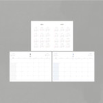 Calendar pages - Dailylike 2026 Dual Wirebound Dated Monthly Desk Planner