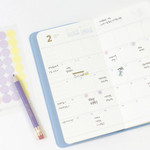 Monthly plan - 2025 Notable Memory Slim Handy Dated Monthly Planner