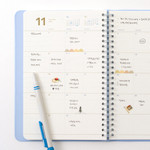 Monthly Plan - Byfulldesign 2026 Notable Memory Twin-Wire Dated Weekly Planner Monthly Plan - Byfulldesign 2026 Notable Memory Twin-Wire Dated Weekly Planner