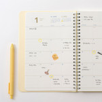 Monthly Plan - Byfulldesign 2026 Notable Memory Twin-Wire Dated Monthly Planner