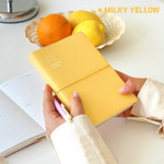 Milky Yellow - Indigo 2026 The Temperature Of The Day B6 Band Dated Weekly Diary