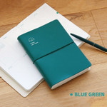 Blue Green - Indigo 2026 The Temperature Of The Day B6 Band Dated Weekly Diary