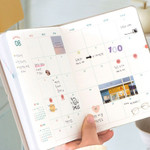 Monthly Plan - Indigo 2026 The Temperature Of The Day B6 Band Dated Weekly Diary