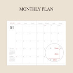Monthly Plan - Indigo 2026 Official 12 Months B6 Dated Weekly Planner Monthly Plan - Indigo 2026 Official 12 Months B6 Dated Weekly Planner