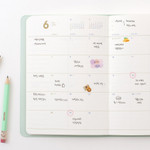 Monthly Plan - Byfulldesign 2026 Notable Memory Small Dated Weekly Planner