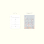 Calendar pages - O-Check 2025 My Four Seasons A5 Monthly Desk Calendar