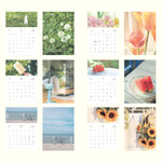 Calendar pages - O-Check 2025 My Four Seasons A5 Monthly Desk Calendar