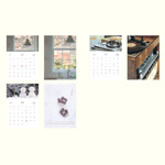 Calendar pages - O-Check 2025 My Four Seasons A5 Monthly Desk Calendar