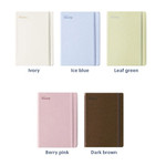 5 Colors - Be On D 2026 A Piece of Basic B6 Dated Weekly Diary Planner