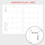 Monthly Plan - Indigo 2026 Gibon A5 Dated Monthly Planner Monthly Plan - Indigo 2026 Gibon A5 Dated Monthly Planner