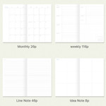 Planner page - Dash and Dot 2025 Work And Week Large Dated Weekly Planner
