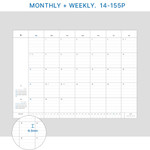 Monthly Plan - Dash and Dot 2025 Work And Week Project Dated Weekly Planner