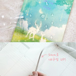 Clear PVC Cover  & Ribbon bookmark - PLEPLE 2026 My Story Dated Weekly Diary