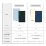 2 types of paper - Iconic 2026 Solitude Dated Weekly Planner Diary 2 types of paper - Iconic 2026 Solitude Dated Weekly Planner Diary